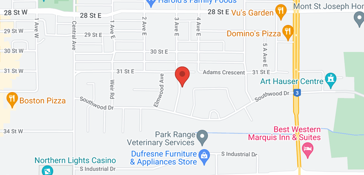 map of 3126 3rd AVE E
